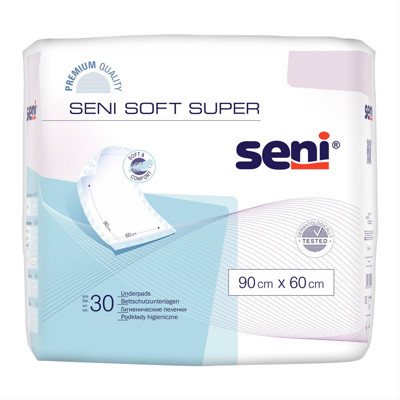 SENI SOFT SUPER, x 90 cm, paklotai, 30 vnt., 60 cm