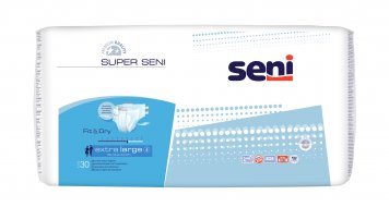 SENI Super EXTRA LARGE (premium) sauskelnės suaugusiems N30