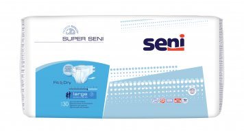 SENI Super LARGE (premium) sauskelnės suaugusiems N30