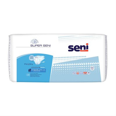 SENI SUPER MEDIUM, sauskelnės suaugusiems, 30 vnt