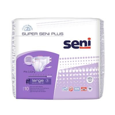 SENI SUPER PLUS L DIAPERS N10 (TZMO)