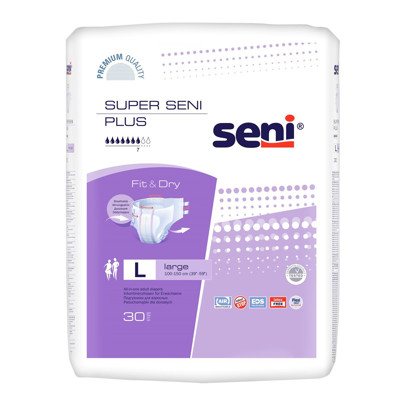 SENI SUPER PLUS LARGE, sauskelnės suaugusiems, 30 vnt