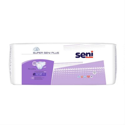 SENI SUPER PLUS SMALL, sauskelnės suaugusiems, 30 vnt