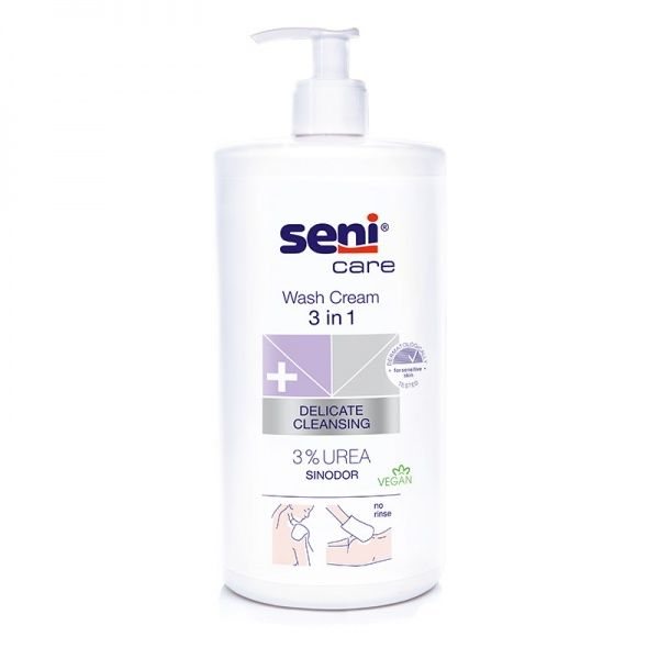 SENI valantis kūno kremas su šlapalu 3IN1 CARE, 1000 ml