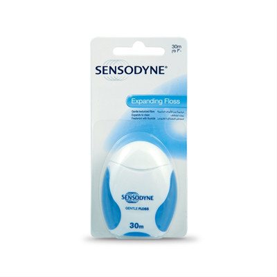 SENSODYNE EXPANDING FLOSS, tarpdančių siūlas, 30 m