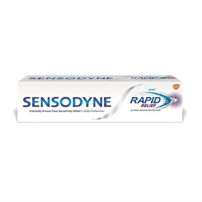 SENSODYNE RAPID RELIEF, mėtinė dantų pasta, 75 ml