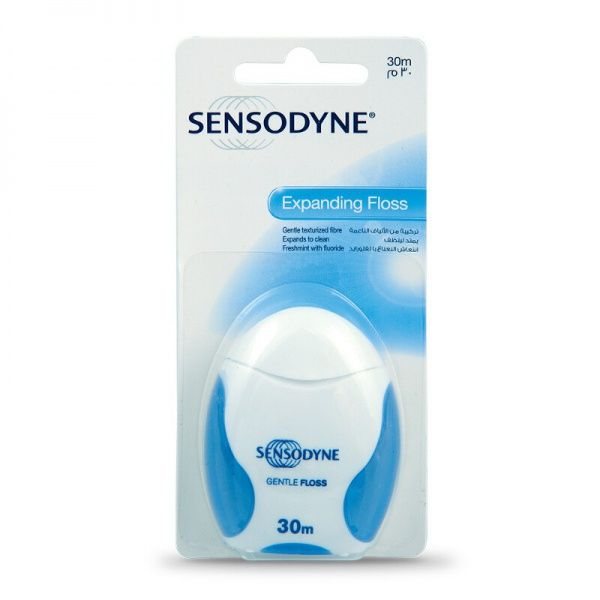 SENSODYNE tarpdančių siūlas GENTLE FLOSS, ., 30 m