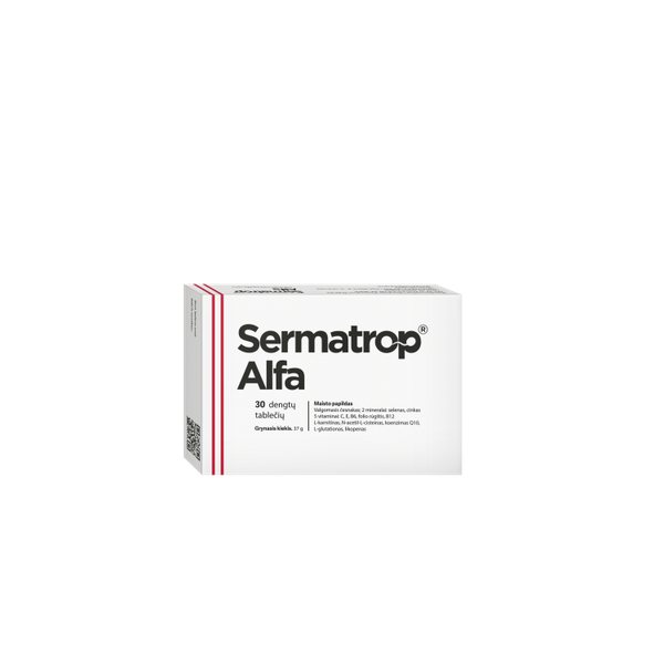 SERMATROP maisto papildas ALFA, 30 tab.