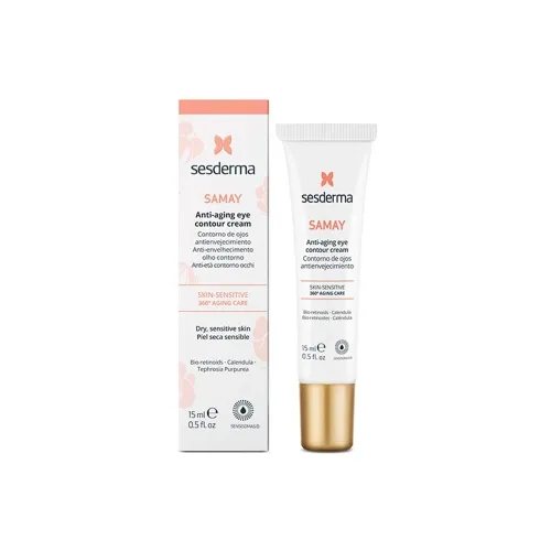 SESDERMA akių kontūro kremas jautriai odai SAMAY, 15 ml