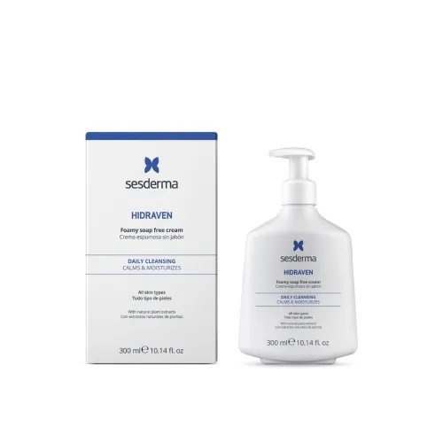 SESDERMA bemuilis putojantis prausiklis HIDRAVEN, 300 ml