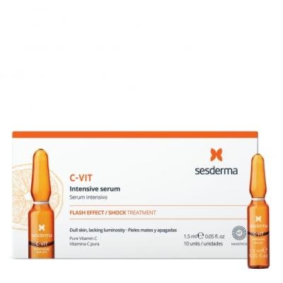 SESDERMA, C-VIT, intensyvaus serumo ampulės 12%, 10 x 1.5 ml
