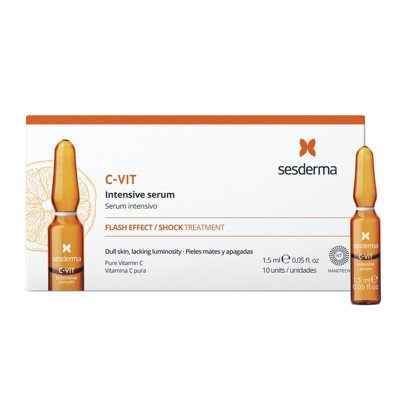 SESDERMA C-VIT, intensyvaus serumo ampulės, N10, 1.5 ml