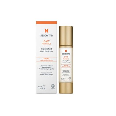 SESDERMA C-VIT, švytėjimo suteikiantis fluidas, 50 ml