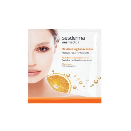 SESDERMA gaivinamoji kaukė su vitaminu C lakštinė SES-MEDICAL, 1 vnt