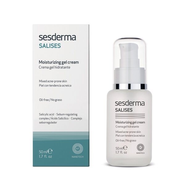 Sesderma Salises drėkinamasis gelinis kremas, 50 ml