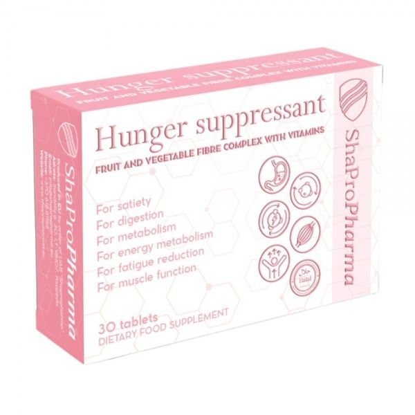 SHAPROPHARMA maisto papildas HUNGER SUPPRESSANT, 30 tab.