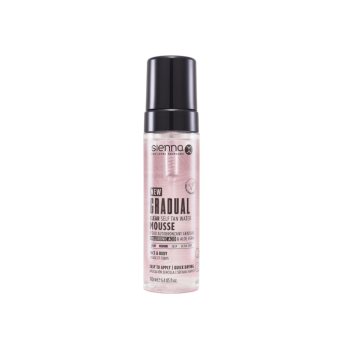 SIENNA-X laipsniško savaiminio įdegio permatomos putos, 190 ml