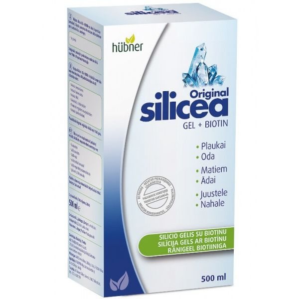 SILICEA maisto papildas ORIGINAL GEL + BIOTIN, 500 ml
