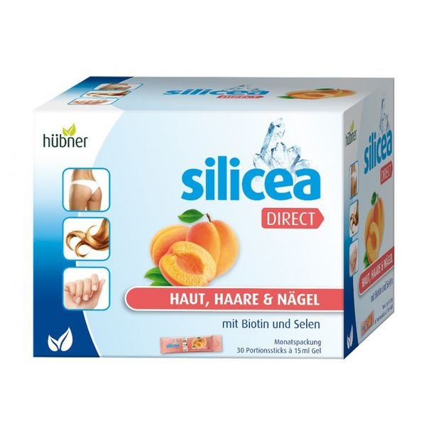 SILICEA maisto papildas su biotinu ir selenu DIRECT, abrikosų skonio, x 15 ml, 30 vnt
