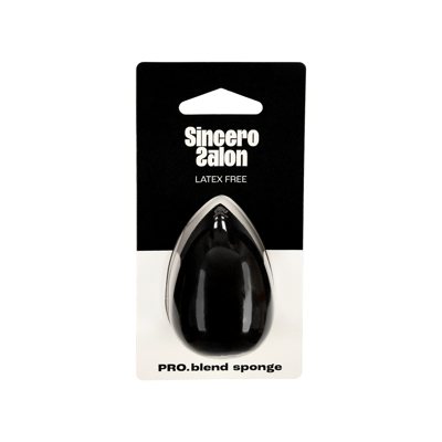 SINCERO SALON makiažo kempinėlė Pro Blend, juoda