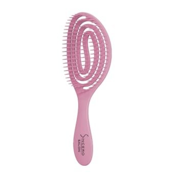 SINCERO SALON plaukų šepetys FLEXIPRO, rožinė spalva, 1 vnt