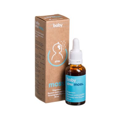 SINUMOSS BABY, geriamieji lašai, 30 ml
