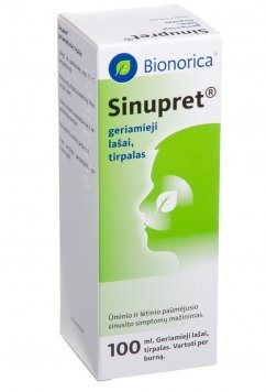 SINUPRET geriamieji lašai, tirpalas, 100 ml