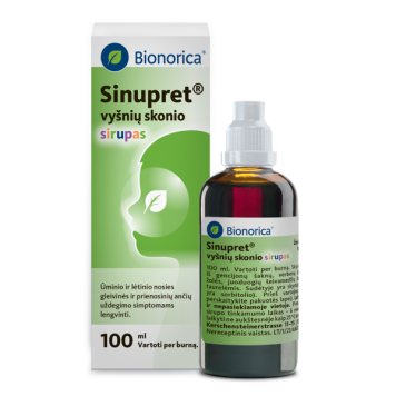 SINUPRET (vyšnių skonio) sirupas N1, 100 ml