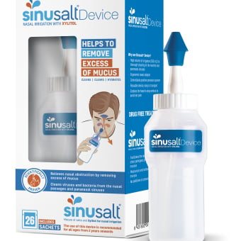 SINUSALT nosies plovimo rinkinys, 1 vnt