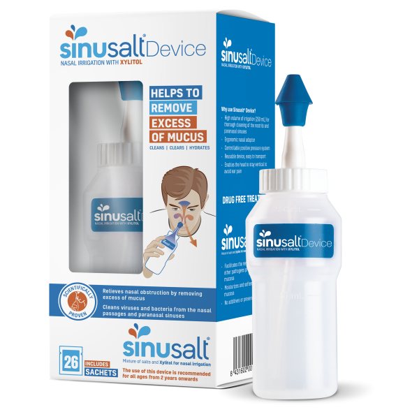 SINUSALT nosies plovimo rinkinys, 250 ml
