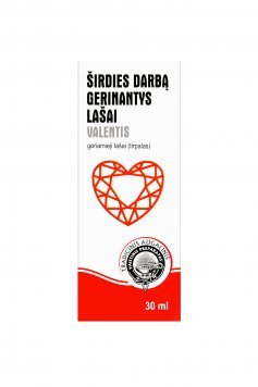 ŠIRDIES DARBĄ GERINANTYS geriamieji lašai, tirpalas N1, 30 ml