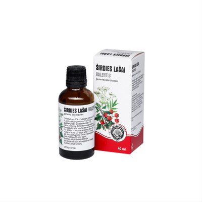 ŠIRDIES LAŠAI VALENTIS, geriamieji lašai, tirpalas, 40 ml