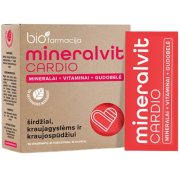 Širdžiai, kraujagyslėms ir kraujospūdžiui MINERALVIT CARDIO, 20 pak.