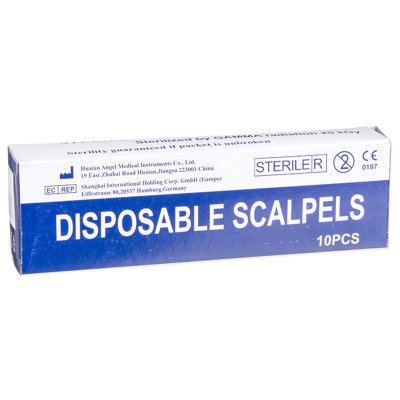 SKALPELIS VIENKARTINIS Nr. 10, 10 vnt