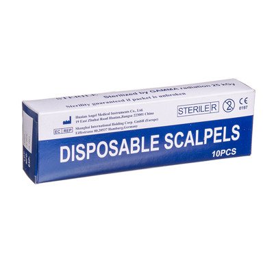 SKALPELIS VIENKARTINIS Nr. 11, 10 vnt