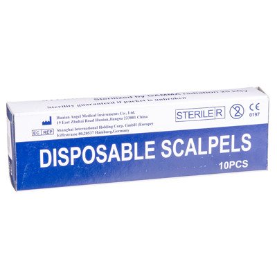 SKALPELIS VIENKARTINIS Nr. 20, 10 vnt