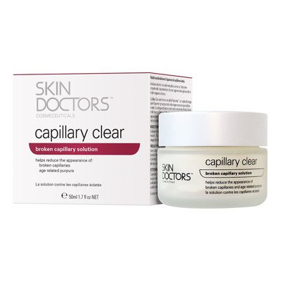 Skin Doctors, Capillary Clear, kremas veido odai išblukinantis sutrūkinėjusius kapiliarus, 50 ml