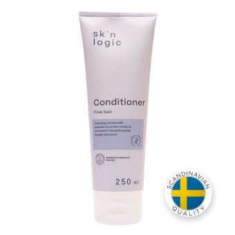 SKIN LOGIC apimties suteikiantis kondicionierius normaliems ir ploniems plaukams, 250 ml