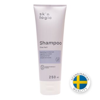 SKIN LOGIC apimties suteikiantis šampūnas normaliems ir ploniems plaukams, 250 ml