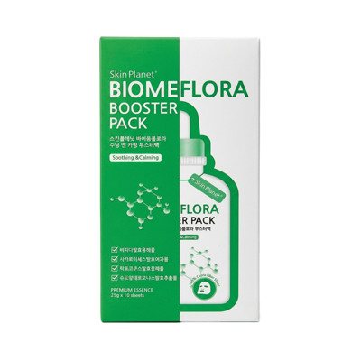 Skin Planet Biomeflora raminamoji veido kaukė ×10vnt., 25 g