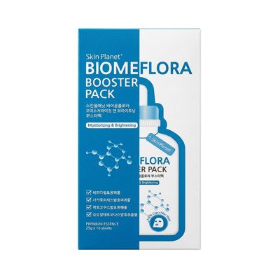 Skin Planet Biomeflora skaistinamoji veido kaukė ×10vnt., 25 g