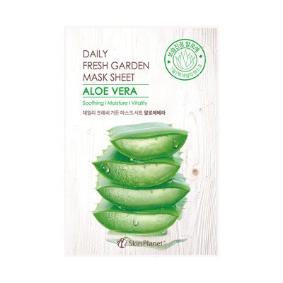 Skin Planet Daily Fresh Garden lakštinė veido kaukė su alaviju, 25 g