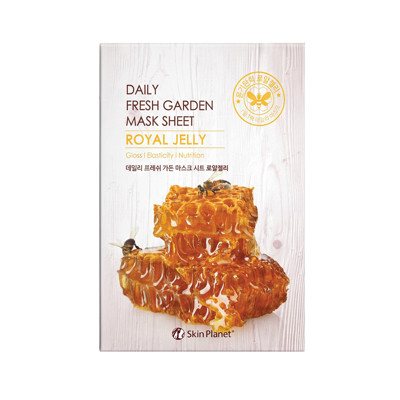 Skin Planet Daily Fresh Garden lakštinė veido kaukė su bičių pieneliu ×10vnt, 25 g