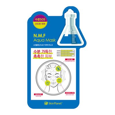 Skin Planet drėkinamoji lakštinė veido kaukė N.M.F Aqua, 26 g