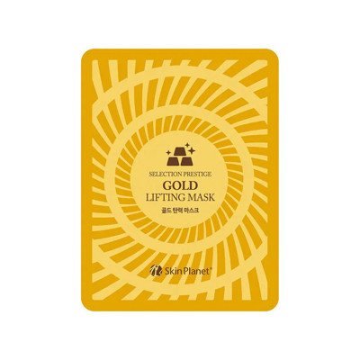 SKIN PLANET lakštinė veido kaukė Gold Lifting, 25 g
