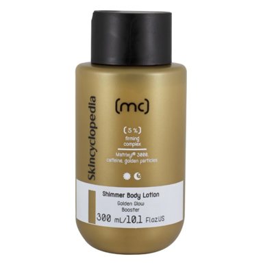 Skincyclopedia blizgesio suteikiantis kūno losjonas su 5% stangrinamuoju kompleksu, 300 ml