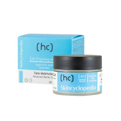 Skincyclopedia drėkinamasis veido kremas su 20% drėkinamuoju kompleksu, 50 ml