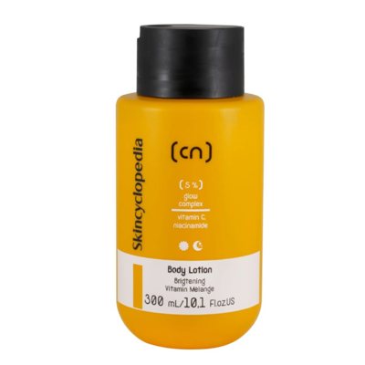 Skincyclopedia kūno losjonas su 5% švytėjimo kompleksu, vit. C, niacinamidu ir vit. E, 300 ml