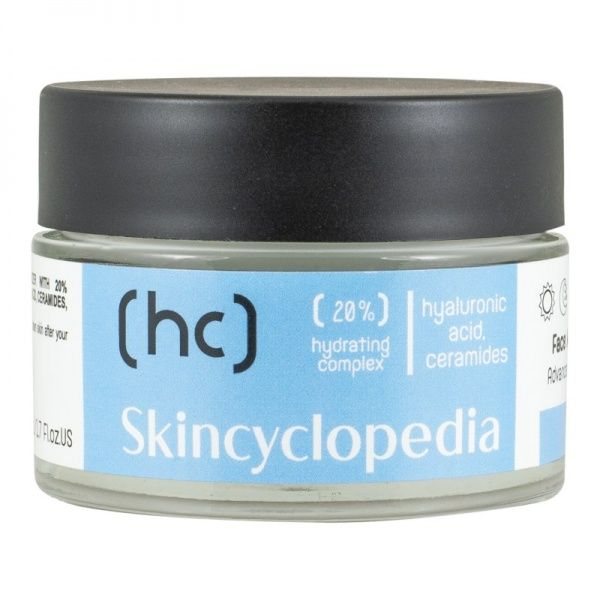 SKINCYCLOPEDIA veido kremas su 20% drėkinamuoju kompleksu, 50 ml