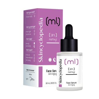 Skincyclopedia veido serumas nuo senėjimo su 10% Matrixyl3000 peptidų kompleksu, 30 ml